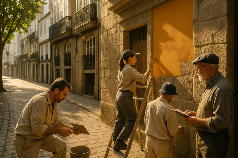 Rehabilitación de viviendas antiguas en A Coruña por Constructora Barbanza